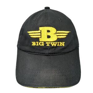 Big Twin Boise ID Slideback Hat Black One Size Adjustable Embroidered Bretmor